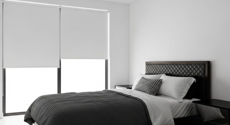 Cortina Roller Black Out – Premium instalada