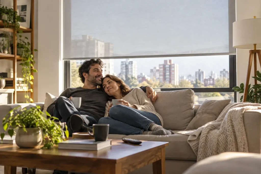 Ventanas al poniente: cómo controlar el sol y el calor con cortinas roller